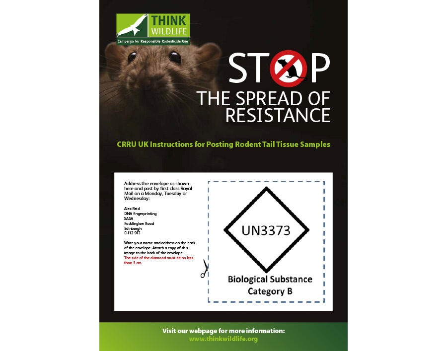 STOP the Spread of Resistance - UN3373 Label